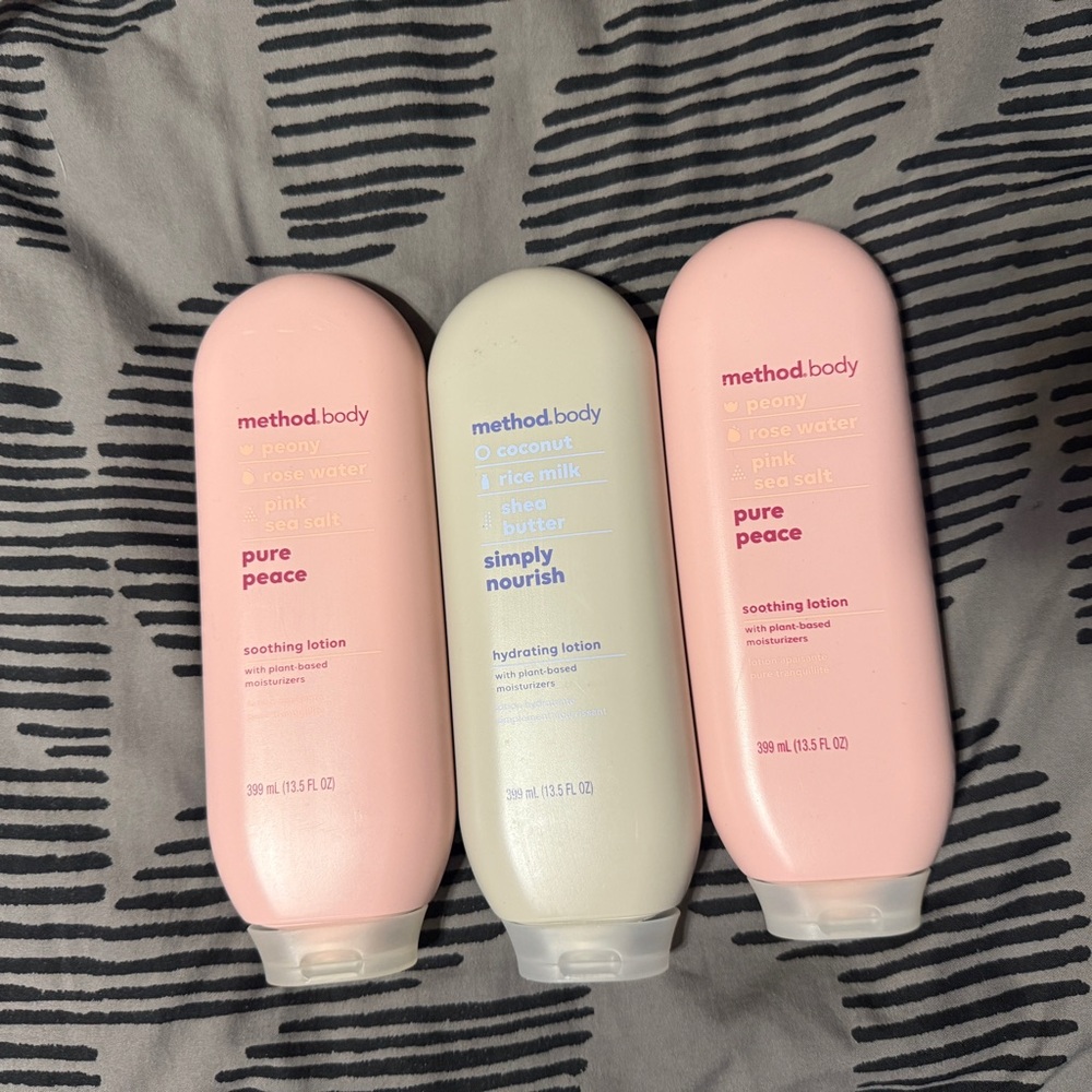 Method Body Lotion Trio - Pink and Cream